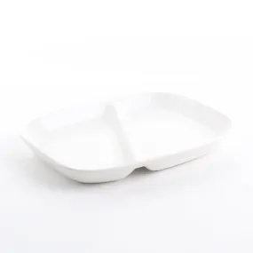 2-Section Ceramic Plate