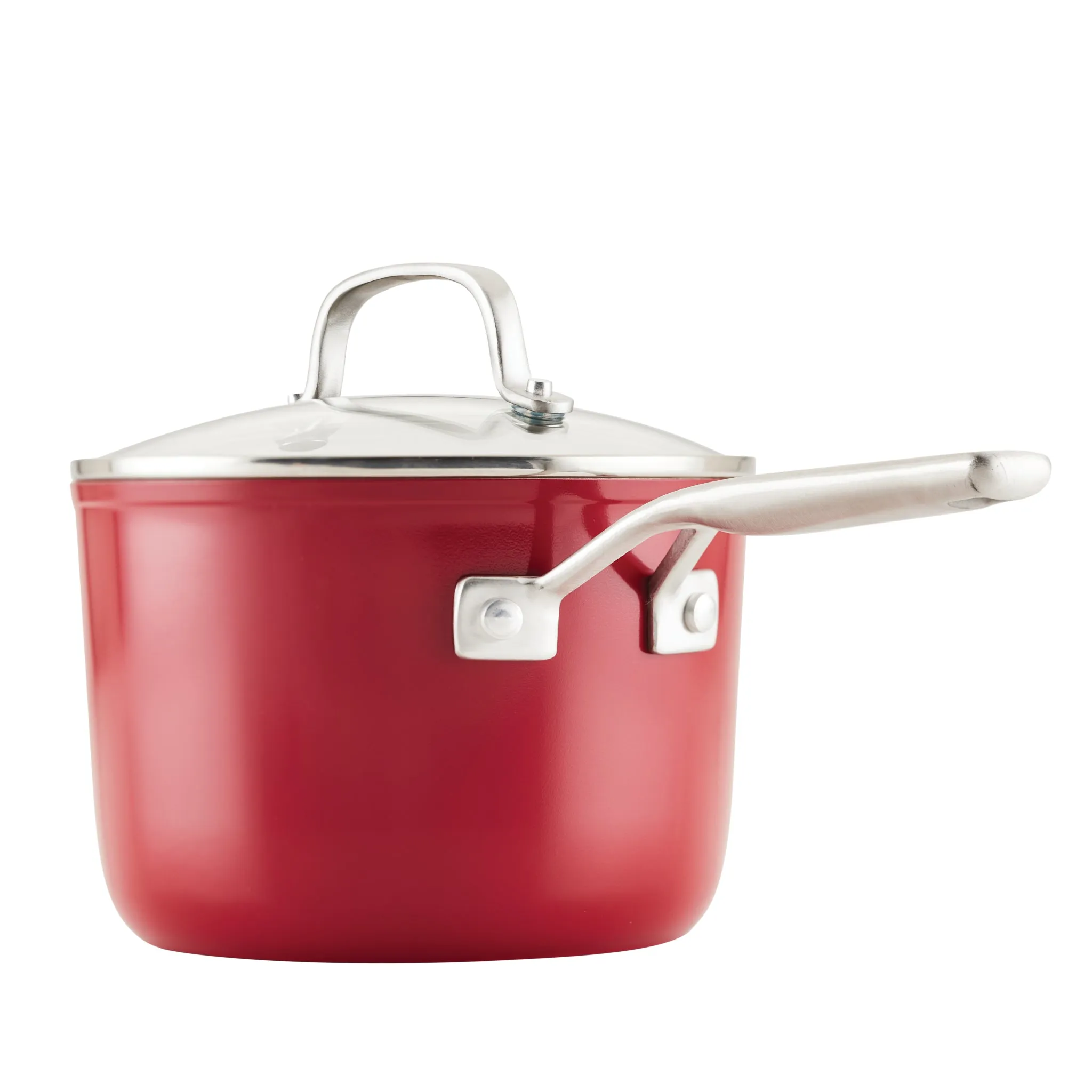 3-Quart Hard Anodized Ceramic Nonstick Sauce Pan