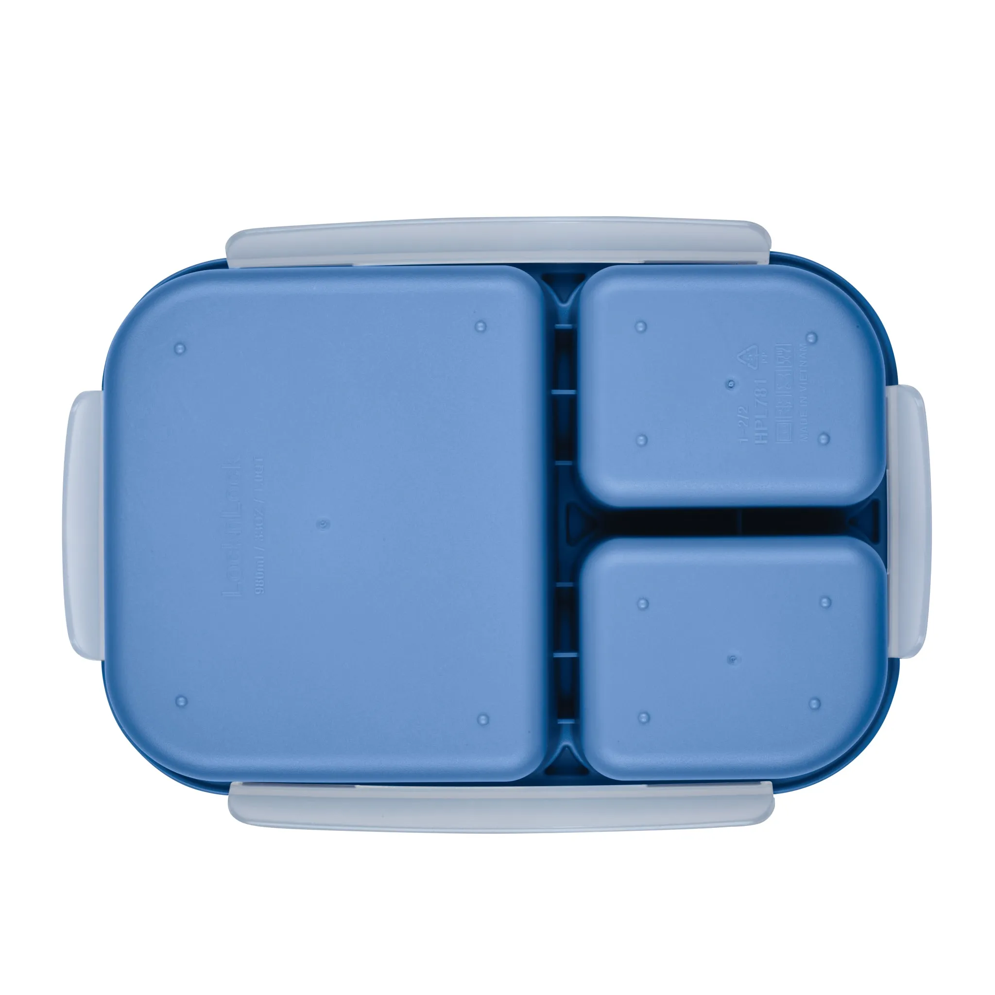 33-Ounce On the Go Divided Lunch Box Container with Removable Dips and Dressings Cup