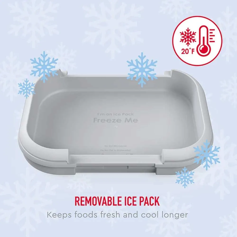 Bentgo Kids CHILL Leak-proof Bento Lunch Box Red Royal