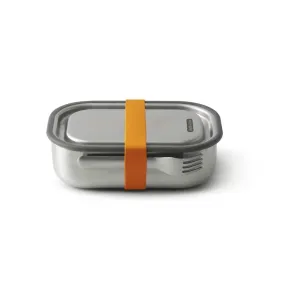 black blum Stainless Steel Leakproof 1L Lunch Box & Fork - Orange