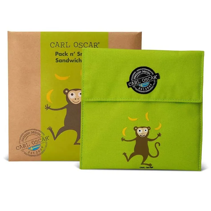 Carl Oscar Pack n' Snack™ Sandwich Bag - Various Colours