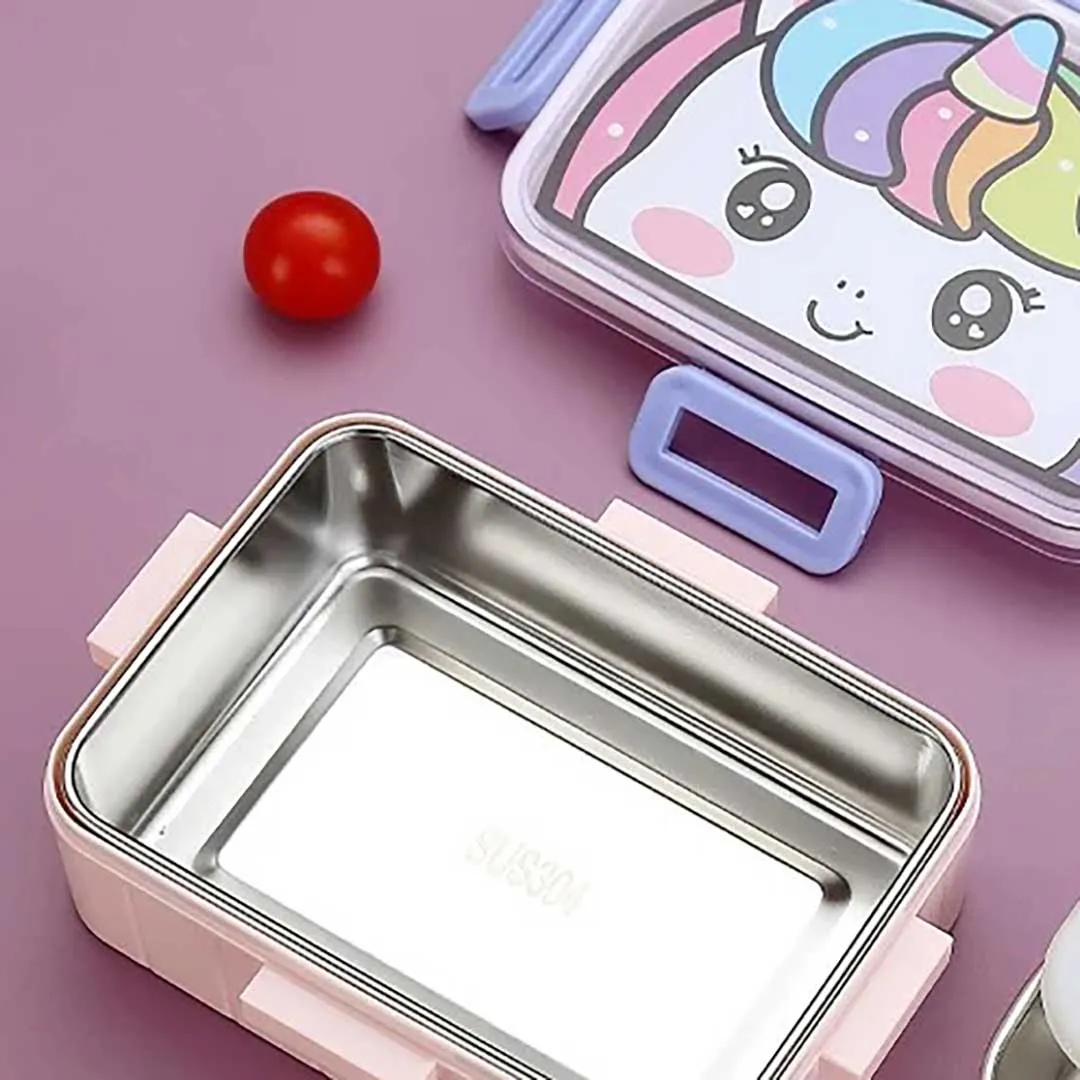 Cute Cartoon Stainless Steel Lunch Box