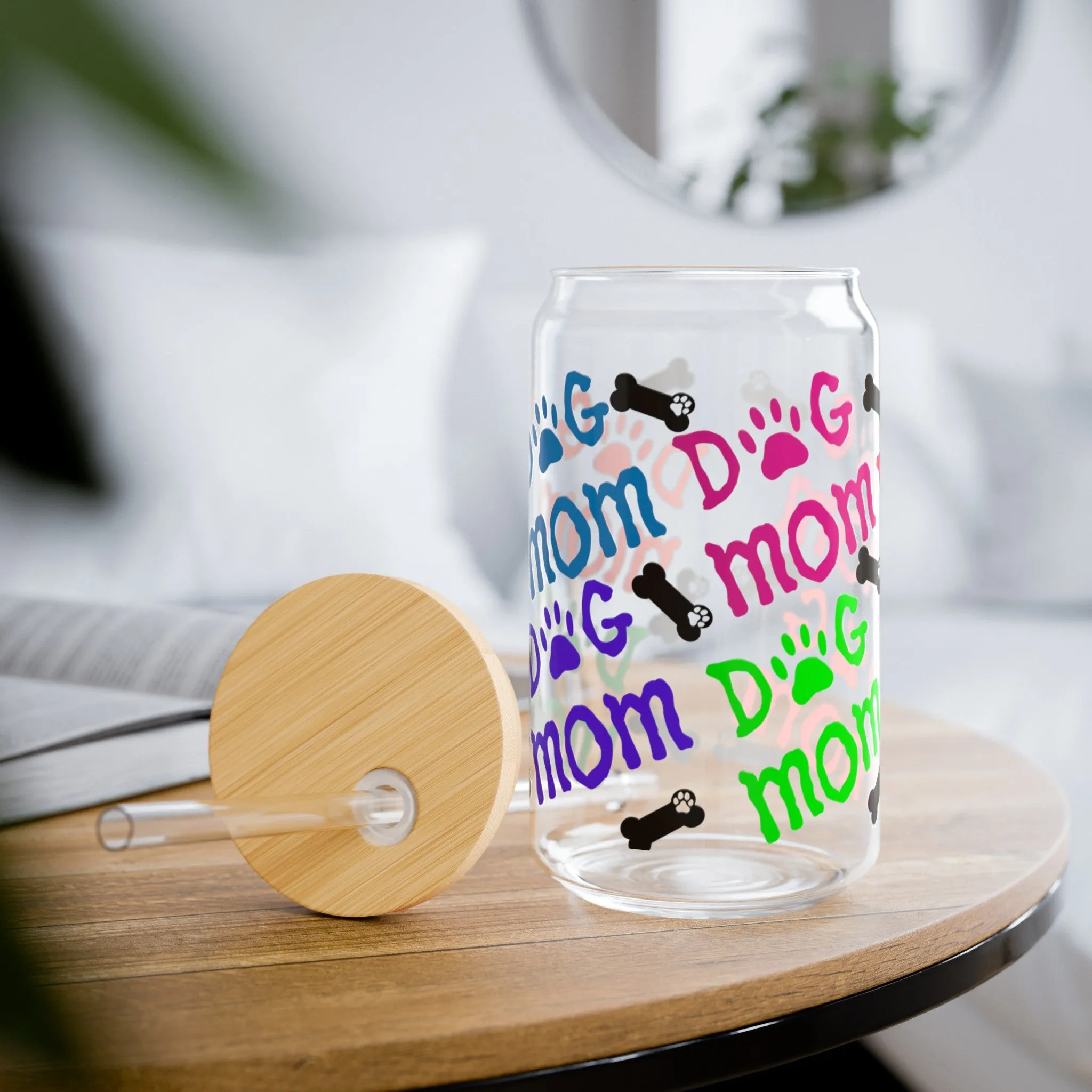 Dog Mom | Sipper Glass