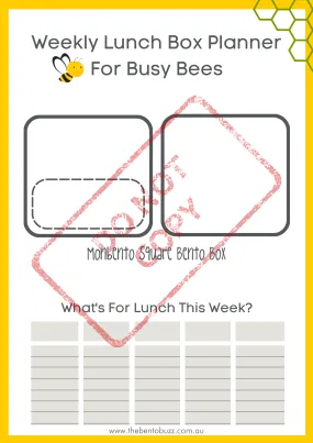 Download & Print Lunch Box Planner - Monbento Square