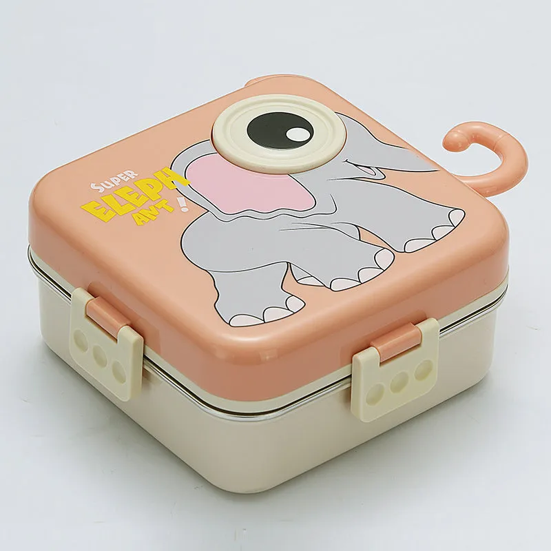 Elephant Eye - Spill Free Steel Lunch Box for Kids