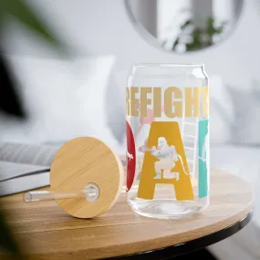 Firefighter Dad | Sipper Glass, 16oz