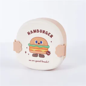 Food Shaped Snack Box | Hamburger with Beige Cover