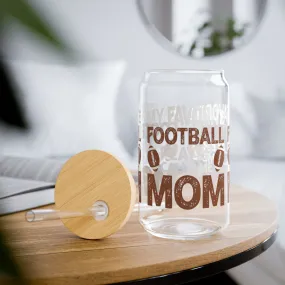 Football Mom | Sipper Glass, 16oz