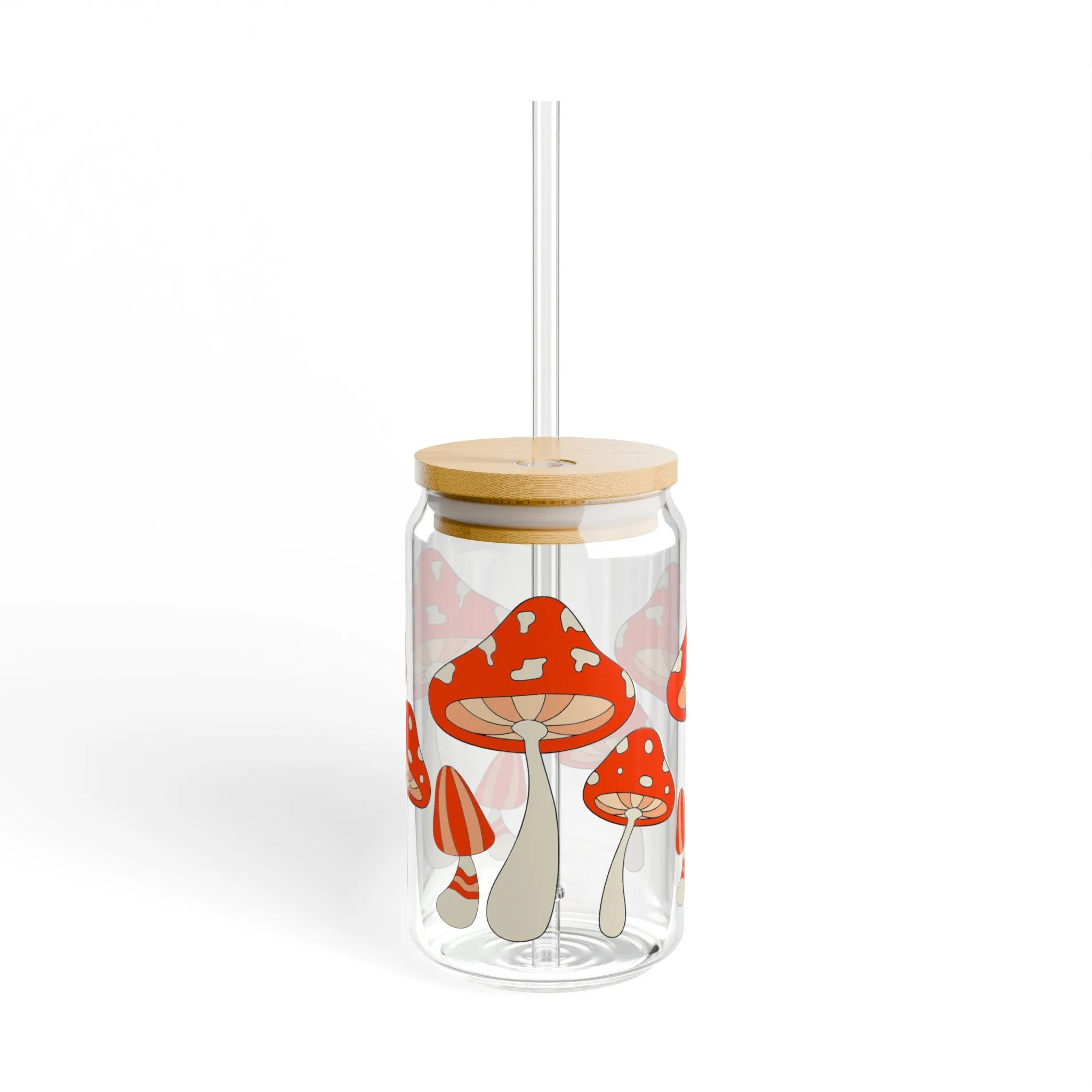 For the Love of Mushrooms | Sipper Glass, 16oz