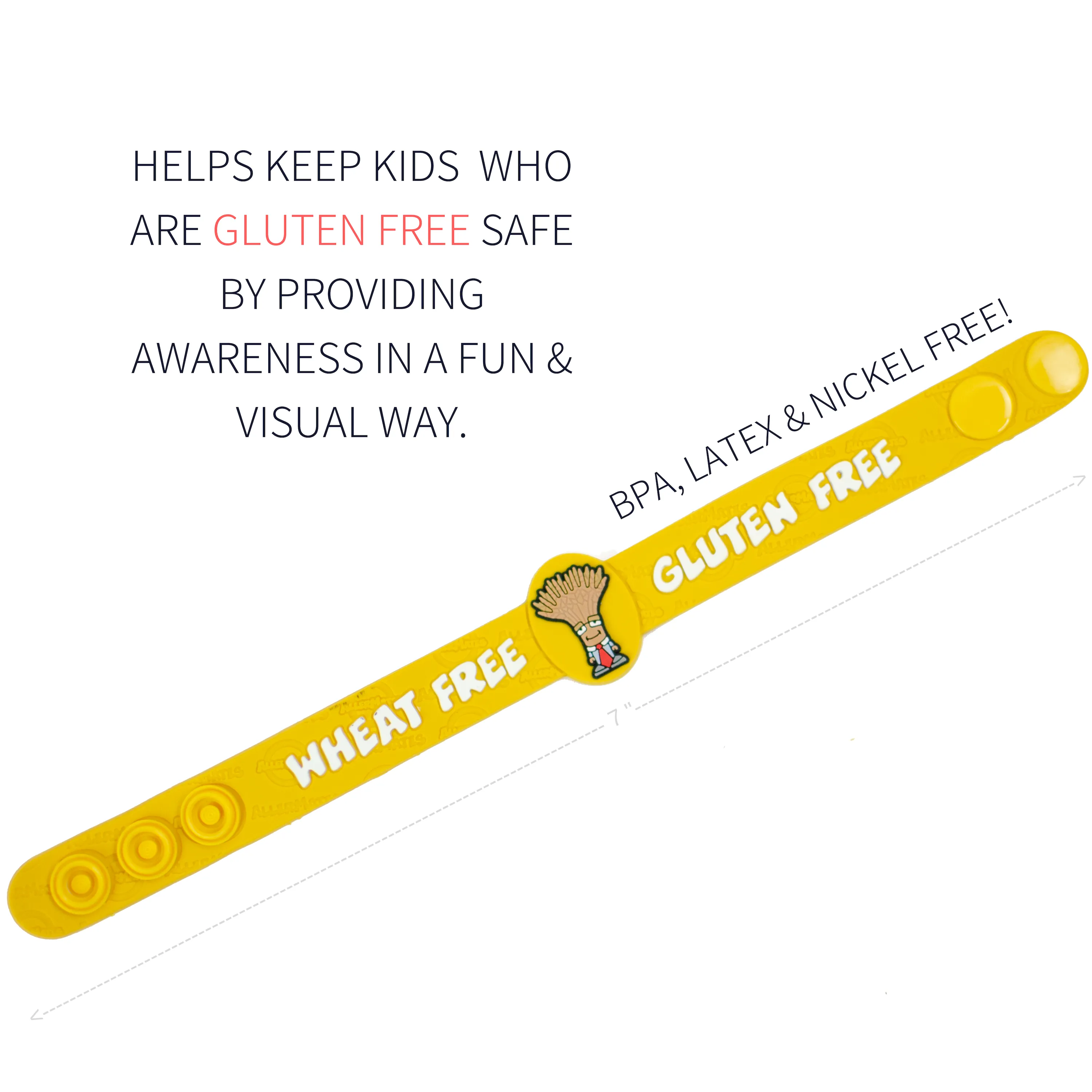 Gluten Awareness Bracelet (2 pack)