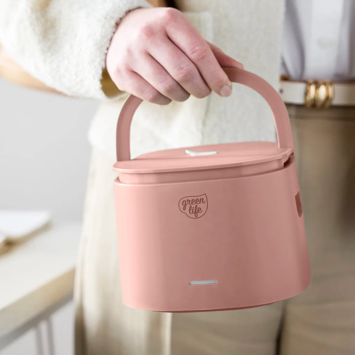 GreenLife Electric Lunch Box | Dusty Rose