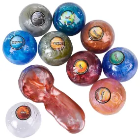 Kicko Solar System Slime - 2.25 Inch Colorful Galaxy Slime, 9