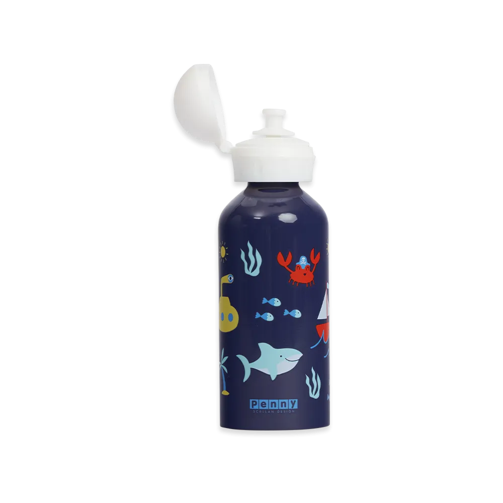 Large Bento   Stainless Steel Drink Bottle Pack - Anchors Away