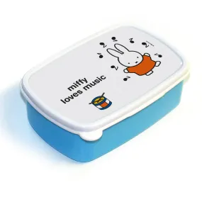 miffy loves music  Personalised Lunchbox