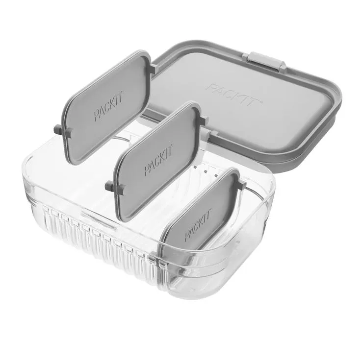 PackIt Mod Lunch Bento Box - Steel Grey