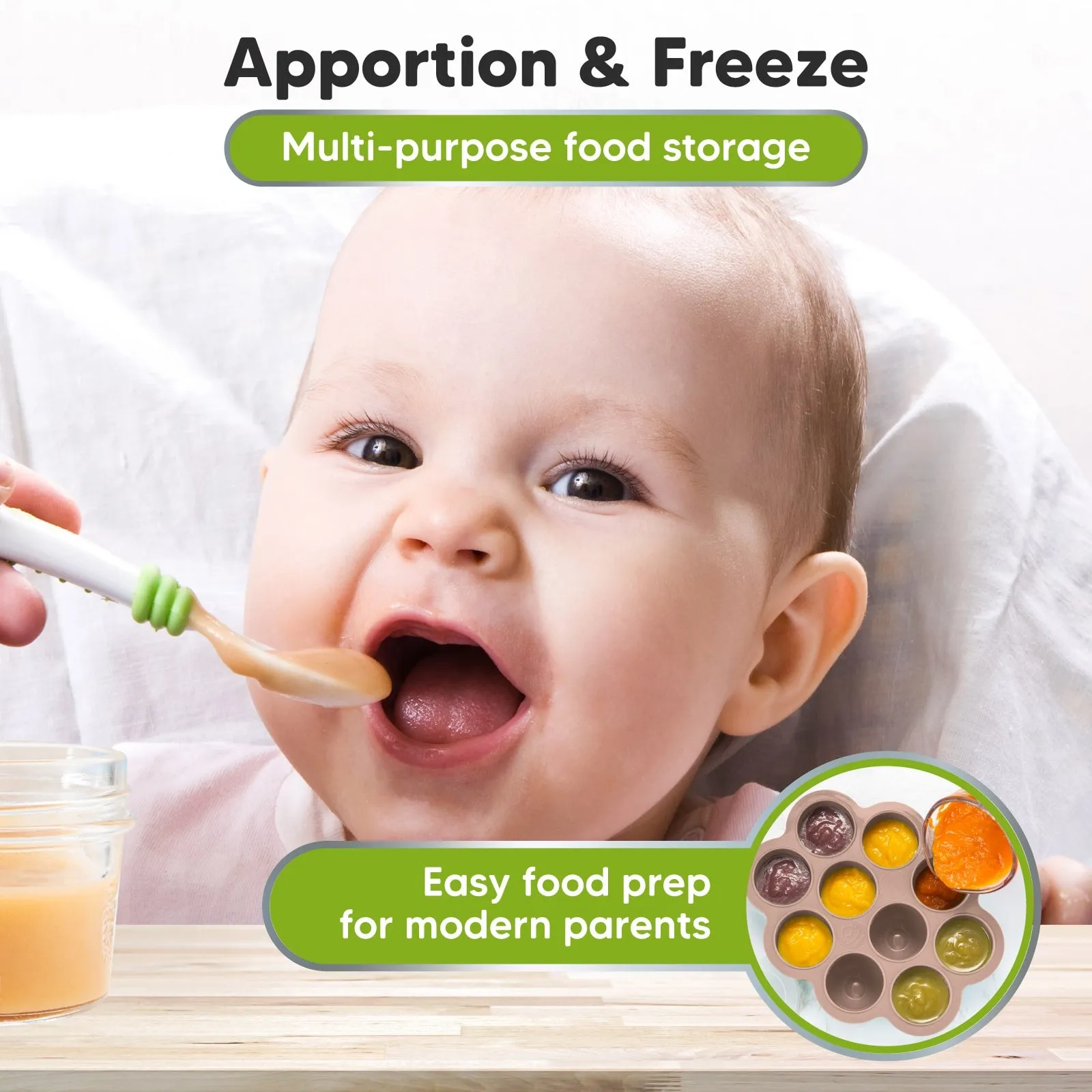 Prep Silicone Baby Food Tray (Dusk)