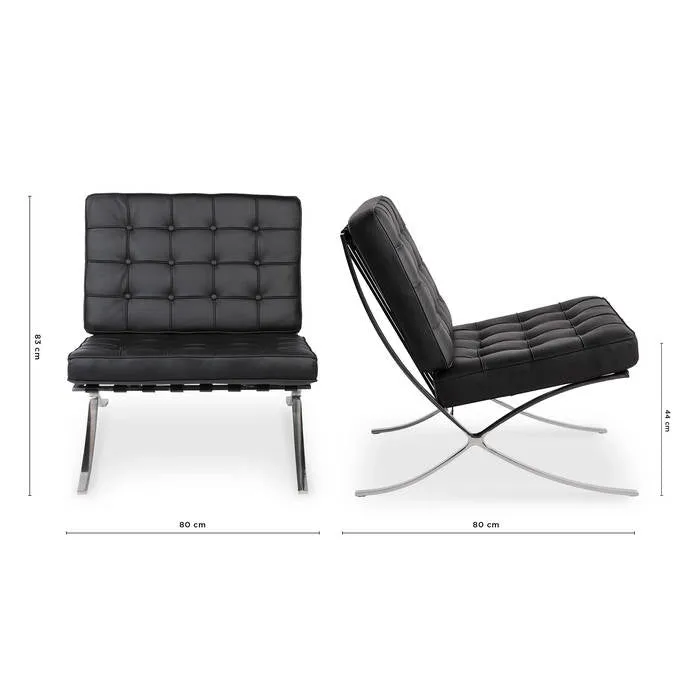 Replica Barcelona Chair – Black or White