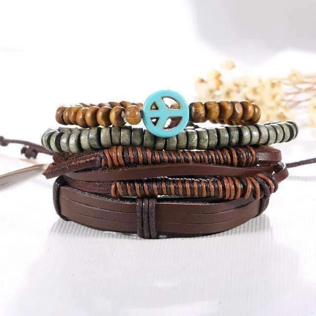 Retro Stackable Bracelet Set