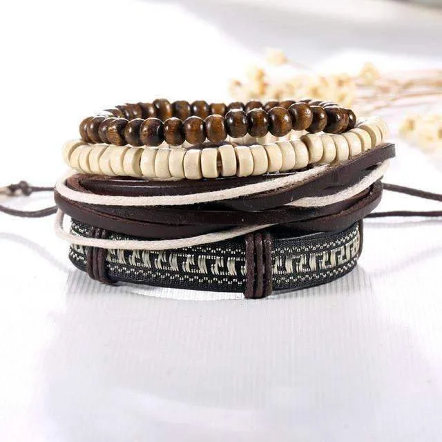 Retro Stackable Bracelet Set