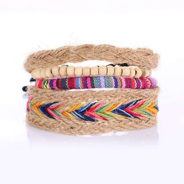 Retro Stackable Bracelet Set