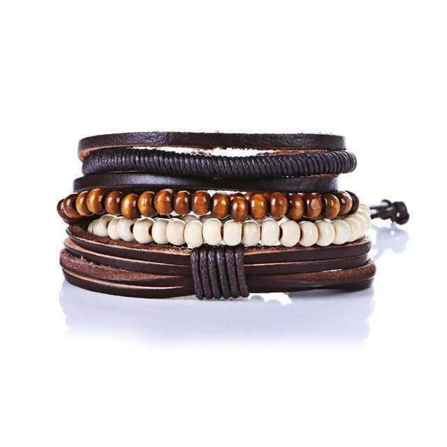 Retro Stackable Bracelet Set