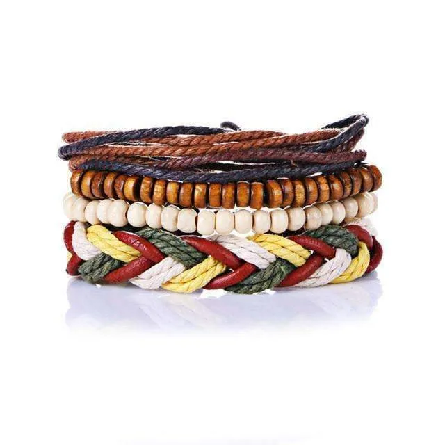 Retro Stackable Bracelet Set