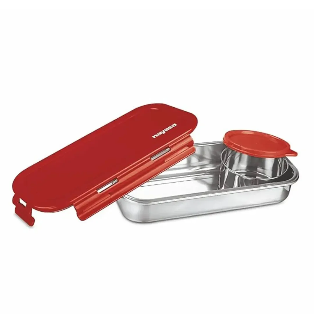 Ruby Steel Lunchbox