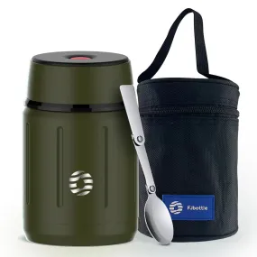 Stainless Steel  Lunch Container 750ML with Spoon