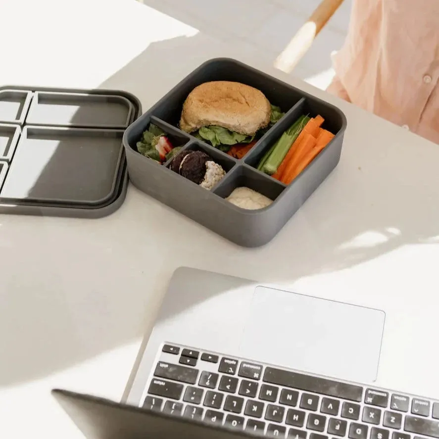 The Zero Waste People BIG Silicone Lunch Box - Charcoal