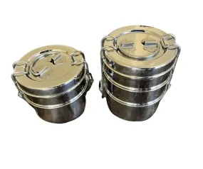 Tiered Steel Tiffin Box