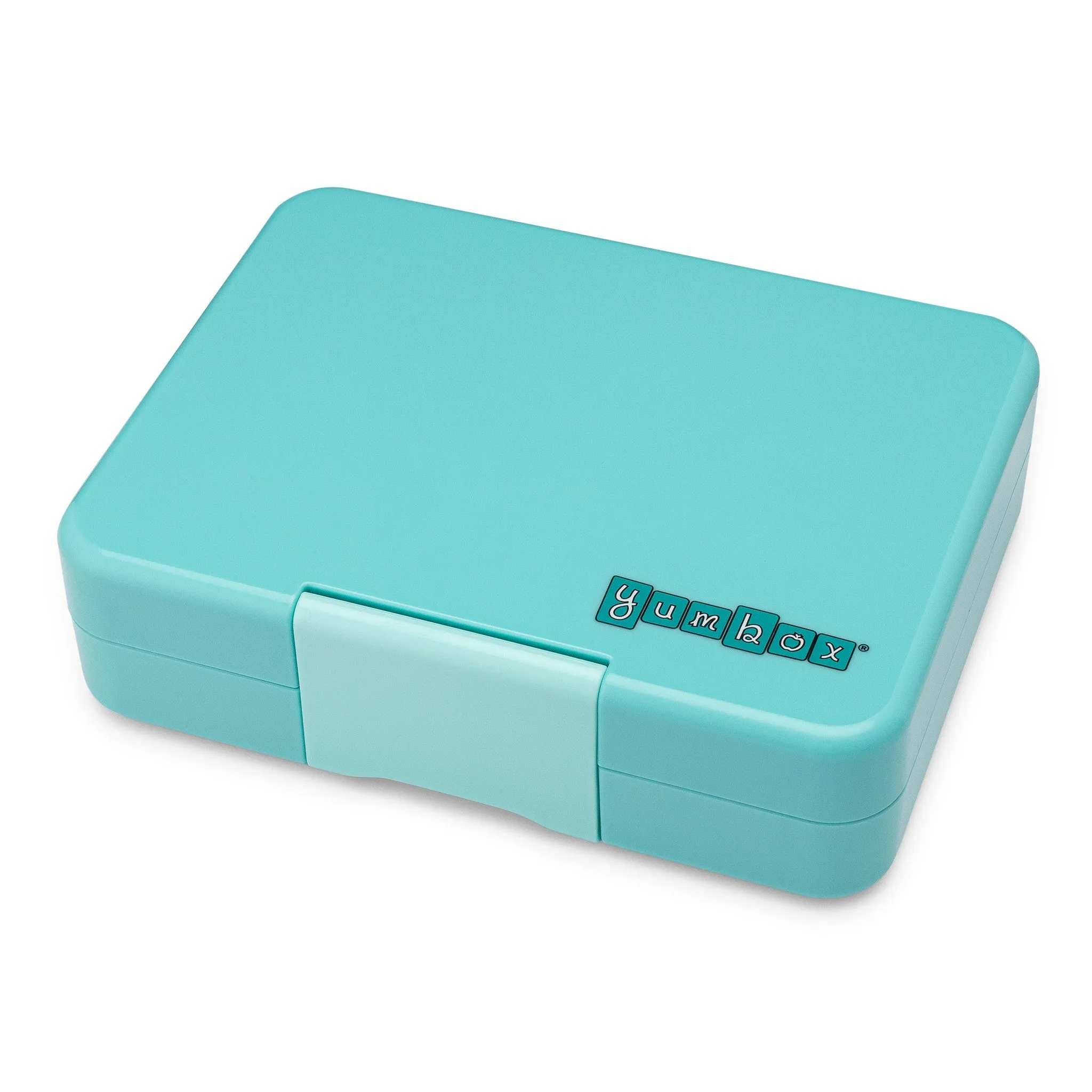 Yumbox Mini Snack box 3 Trays | Misty Aqua Rainbow