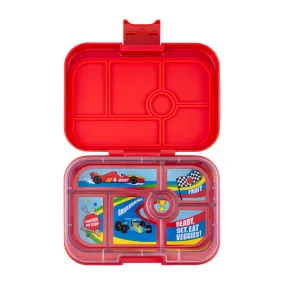 Yumbox Original 6 compartments Leak-proof Lunchbox | Roar Red /Race Cars