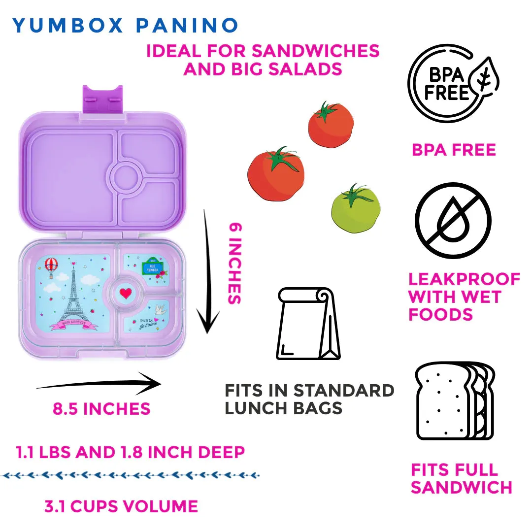 Yumbox Panino Bento Lunchbox-LULU PURPLE