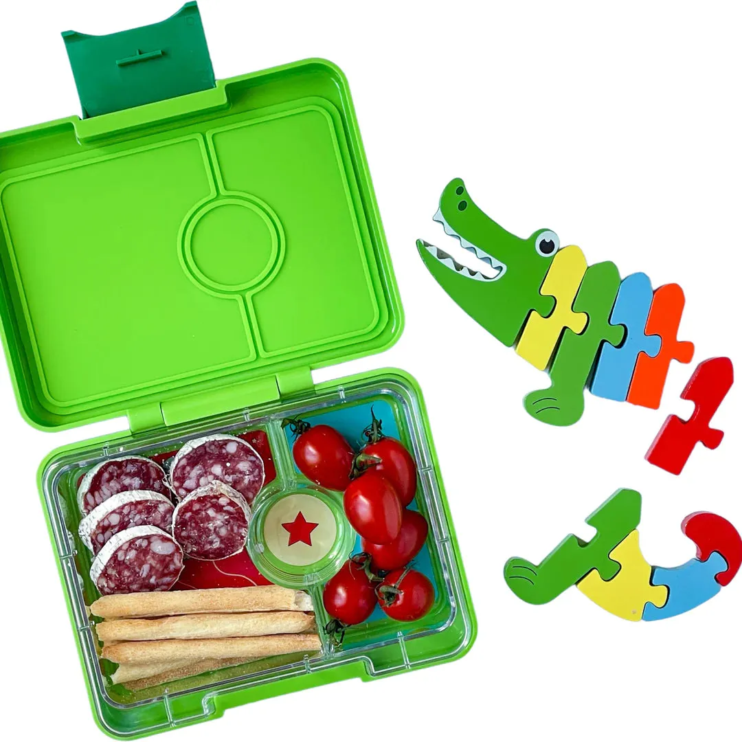 Yumbox Snack Box - Lime Green Rocket